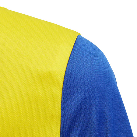 Koszulka dla dzieci adidas Estro 19 Jersey JUNIOR żółto-niebieska FT6681