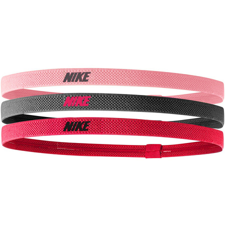 Opaski na włosy Nike Elastic 2.0 3 szt. różowa, fioletowa, różowa N1004529658OS