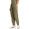 Spodnie damskie adidas Essentials Small Logo French Terry Cuffed zielone JD9927