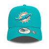 Czapka z daszkiem New Era 9FORTY NFL Miami Dolphins Official Team Colours E-Frame - 60565502