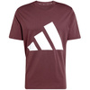 Koszulka męska adidas Essentials Big Logo bordowa JE8939