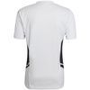 Koszulka męska adidas Condivo 22 Jersey V-neck biało-czarna HA6290
