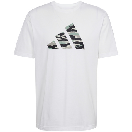 Koszulka męska adidas Codes Camo Graphic biała JI6770