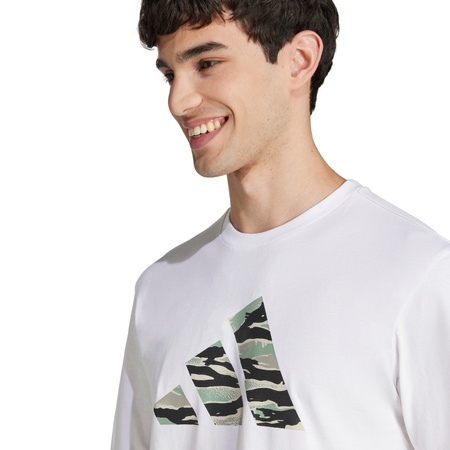 Koszulka męska adidas Codes Camo Graphic biała JI6770